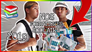 NOS FOURNITURES SCOLAIRES POUR LA RENTRÉE 2019 [upl. by Llerej979]