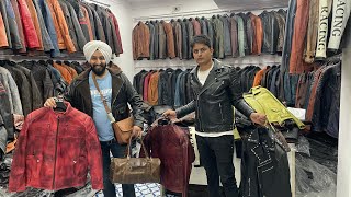 Leather Jackets in Retail amp Wholesale  100 Original leather jacket  100 Leather Guaranteed [upl. by Tankoos]