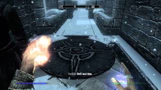 Skyrim How to join the College of Winterhold HD spoilers [upl. by Hanaj121]