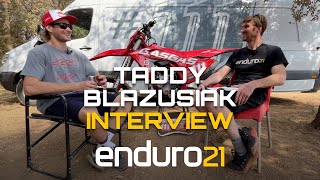 Taddy Blazusiak Interview – 2023 AMA EnduroCross season coming in hot [upl. by Ivey]