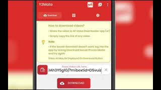 One Click Download any video Y2mate app [upl. by Alley113]