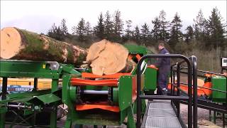 Posch K650 Firewood Factory Processor High Speed Production [upl. by Aenea319]