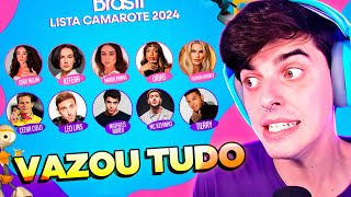 Analisando a lista dos participantes do BBB24 VAZOU TUDO [upl. by Alleuol]