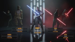 Star Wars Battlefront 2  Rey Gameplay  Heroes Vs Villains [upl. by Ayarahs200]