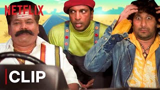 Dhamaal Funny Scene  Mr Iyer Drops Javed Jaffrey amp Arshad Warsi  Netflix India [upl. by Solotsopa]