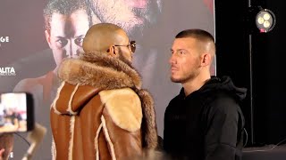 NO LOVE LOST Eubank Jr vs Liam Williams FIRST FACEOFF [upl. by Ecienal]