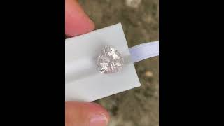 945 carats  Morganite Stone Triangular Shape Natural Afghan Gemstone morganite jewellery gems [upl. by Claudia30]