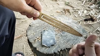 How to make Bamboo jaw harp bungkau [upl. by Coffee378]