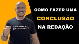 Como fazer uma conclusão [upl. by Roath]