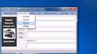 Msr USB Universal Software 10 [upl. by Kcor]