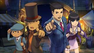 Pursuit  Cornered  Professor Layton vs Phoenix Wright Ace Attorney Music Extended [upl. by Attener]