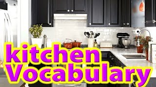 kitchen Vocabulary  Learn english vocabulary with Pictures  N 2 [upl. by Berlin861]