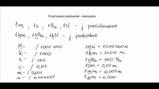 Przeliczanie jednostek  ćwiczenia [upl. by Read]