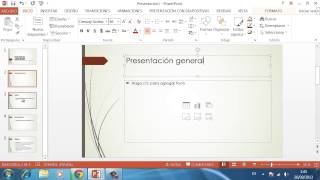 Tabla de Contenidos en PowerPoint [upl. by Hudis]