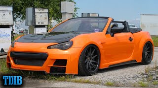 500HP CARBON FIBER Subaru BRZ Review The Only Convertible BRZ Ever [upl. by Elizabet]