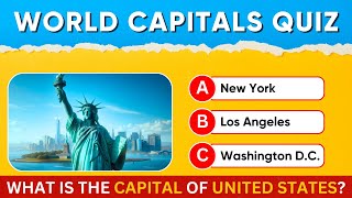 World Capitals Quiz How Well Do You Really Know the World [upl. by Damalis]