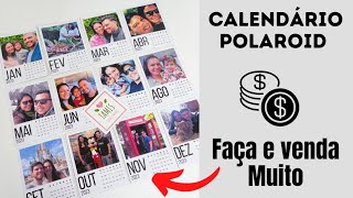 Calendário Polaroid 2023 faça e venda mais dica de precificação [upl. by Tarabar]