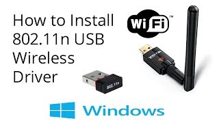 Nineplus wifi adapter driver installation tutorial [upl. by Tooley]