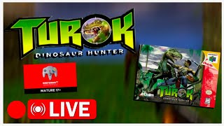 Dino Hunting  Turok Dinosaur Hunter  Nintendo Switch Online N64 [upl. by Anahs]