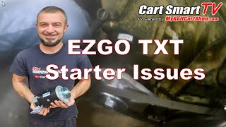 EZGO TXT Starter Issues  Solenoid Clicks [upl. by Ecnarretal]