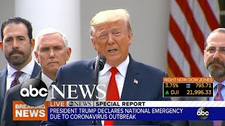 President Trump announces national emergency [upl. by Giark]