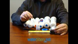 Inline Water Filters Overview  sizing and connection types [upl. by Wasserman488]