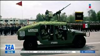 El Ejército de México listo para el Desfile Militar del 16 de septiembre  Noticias con Paco Zea [upl. by Fremont993]