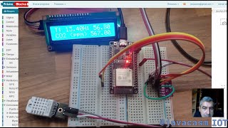 Medidor de CO2 con ESP32 programado con Arduinoblocks preparado para IOT [upl. by Chapel]