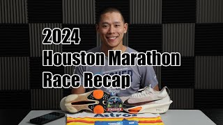 2024 Houston Marathon Race Recap [upl. by Aihsekram572]