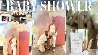 BABY GIRLS BABY SHOWER  VLOG 🎀🌸 [upl. by Noreen]