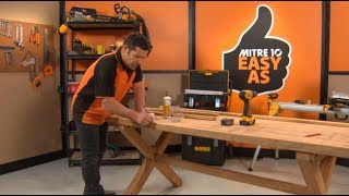 How to Build a Dining Table  Mitre 10 Easy As DIY [upl. by Ccasi945]