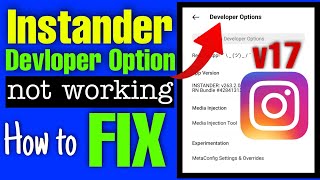 Instander Home button not working  Instander app not installed  Instander apk v17 devloper Option [upl. by Yank]