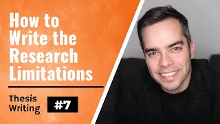 ThesisDissertation Tips 7 Limitations of Your Research [upl. by Okuy]