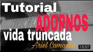 Tutorial Adornos Vida truncada Ariel Camacho [upl. by Lanae]