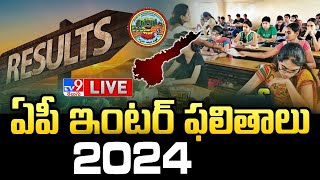 AP Inter Results 2024 LIVE  ఏపీ ఇంట‌ర్ ఫ‌లితాలు 2024  TV9 [upl. by Jeb270]