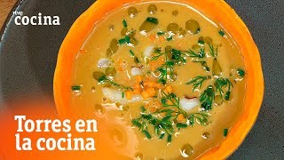 Crema de calabaza  Torres en la Cocina  RTVE Cocina [upl. by Frodin]