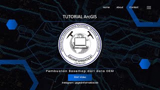 PEMBUATAN PETA DASARBASEMAP DARI DATA DEM [upl. by Lucier793]