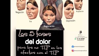 LAS 5 FASES DEL DOLOR PARA LOS NO TLP EN LOS AFECTOS CON EL TLP [upl. by Nida]