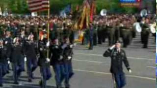 US Military Marches At Red Square  Victory Day Parade in Moscow 3 [upl. by Cecily368]