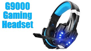 Kotion Each G9000 Pro Gaming Headset  Unboxing and Mic Test [upl. by Smoht622]