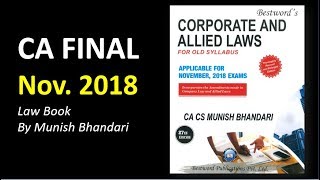 corporate and allied laws by Munish bhandari november 2018 Review [upl. by Lombardo]