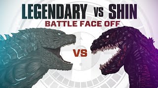 Legendary Godzilla vs Shin Godzilla  BATTLE FACE OFF  InDepth Analysis [upl. by Suoivatram444]