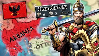 DESTROYING the OTTOMANS as ALBANIA in EU4 [upl. by Bowyer]