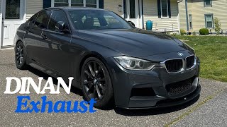 My BMW 335i Gets A Dinan Exhaust [upl. by Alleras]