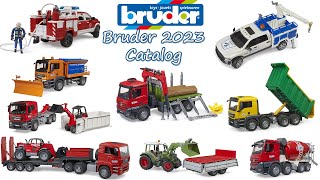 Bruder 2023 Catalog New Product List [upl. by Yart]