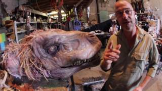 ERTH Dinosaur Zoo Live Behind the scenes [upl. by Reave251]