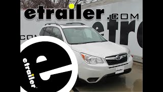 etrailer  Installing the Glacier Cable Tire Chains on your 2015 Subaru Forester [upl. by Ntsyrk]