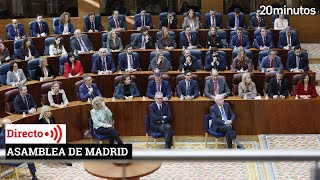 Ayuso responde a la oposición en la Asamblea de Madrid [upl. by Anul]