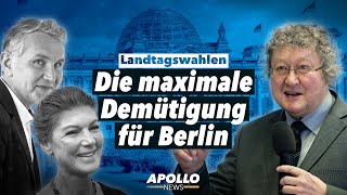 Landtagswahlen AfD siegt Ampel am Boden – Werner J Patzelt im Apollo NewsInterview [upl. by Aksoyn]