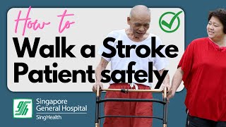 How to walk a Stroke Patient safely [upl. by Saraiya582]